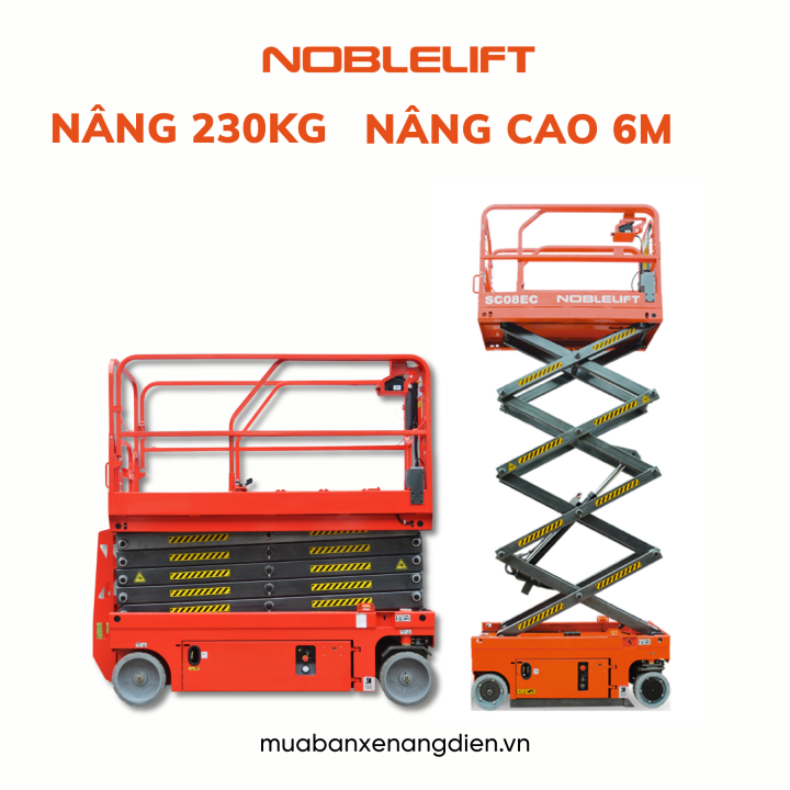 Thang nâng người SC08EC Noblelift nâng cao 6m