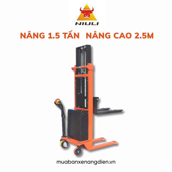 Xe nâng điện dắt lái Niuli CTDC1525
