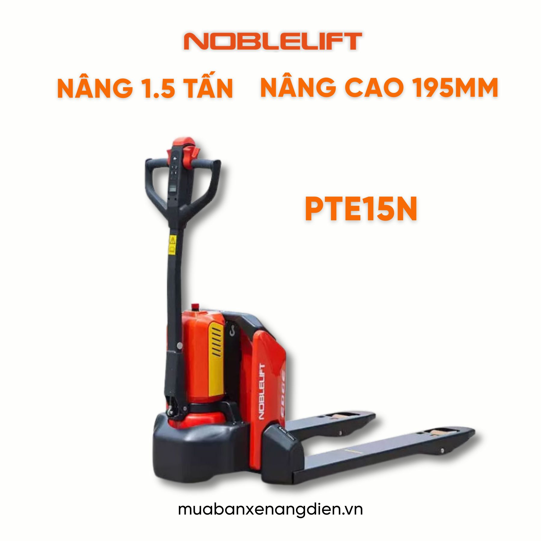 Xe nâng điện thấp PTE15N Noblelift 1.5 tấn