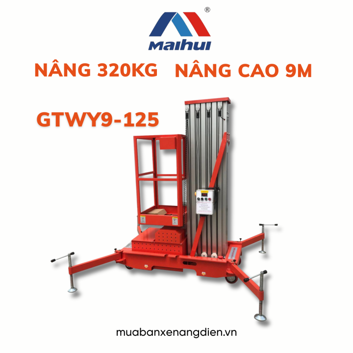 Thang nâng trục đôi 9m Maihui GTWY9-125