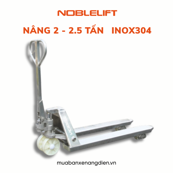 Xe nâng tay inox304 Noblelift ACS20/25