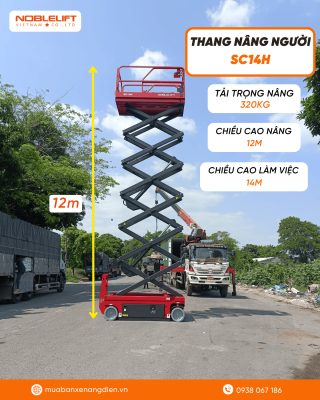 Thang nâng người ziczac Noblleift 12m
