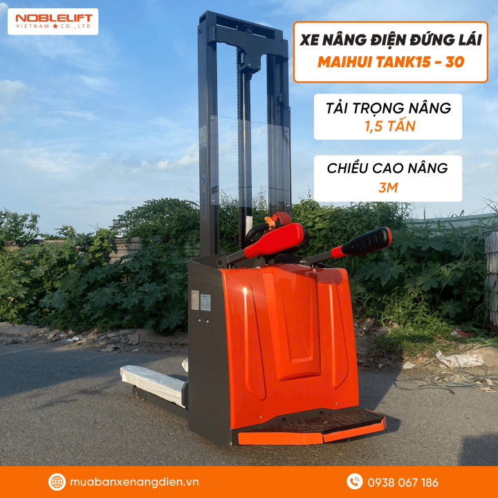 Xe nâng điện đứng lái Maihui Tank15