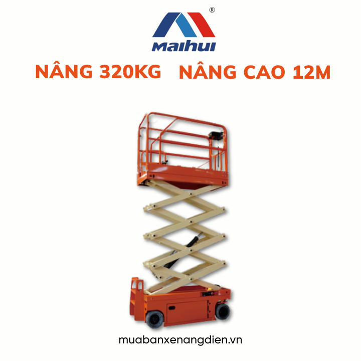 Thang nâng người SJC1214 Maihui nâng cao 12m