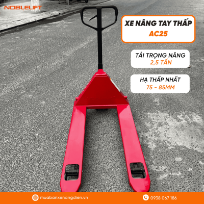 Xe nâng tay thấp 2,5 tấn