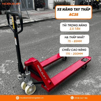 Xe nâng tay 2,5 tấn Noblelift 