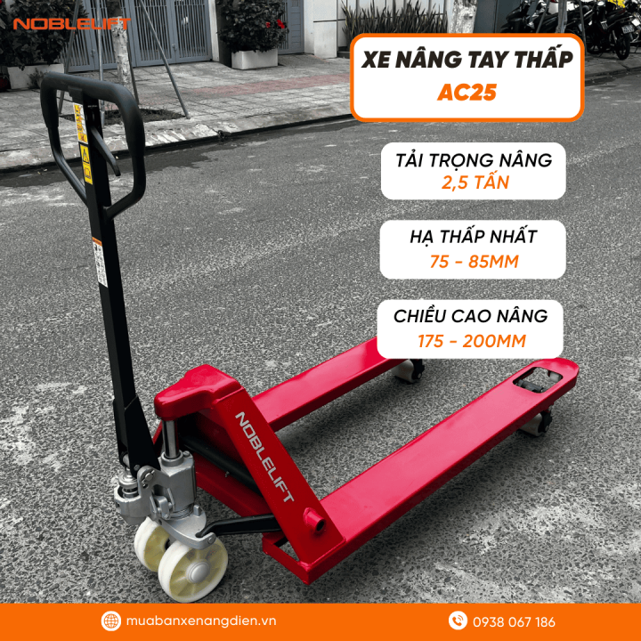 Xe nâng tay 2,5 tấn Noblelift