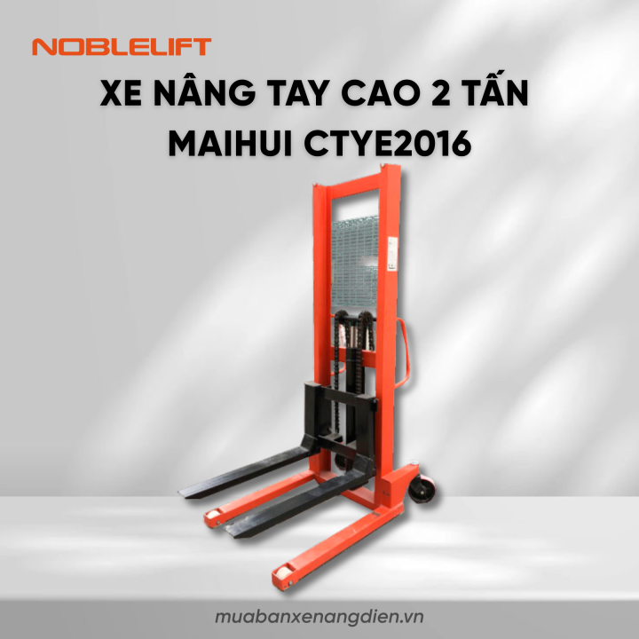 Xe nâng tay cao Maihui nâng cao 1,6m