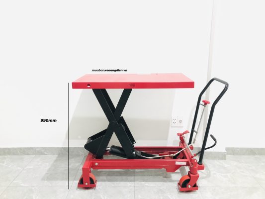Chiều cao nâng xe nâng mặt bàn 750kg TF75 Noblelift