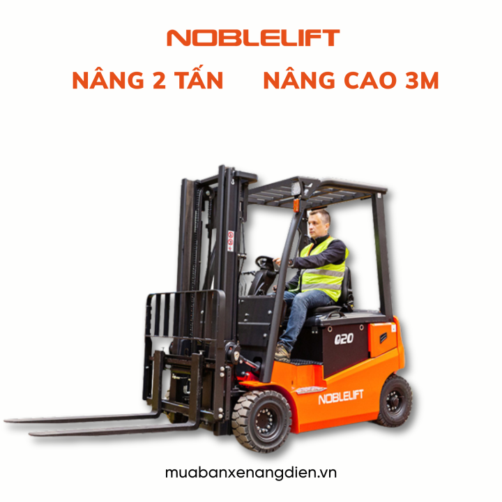 Xe nâng điện ngồi lái 2 tấn FE4P20Q Noblelift