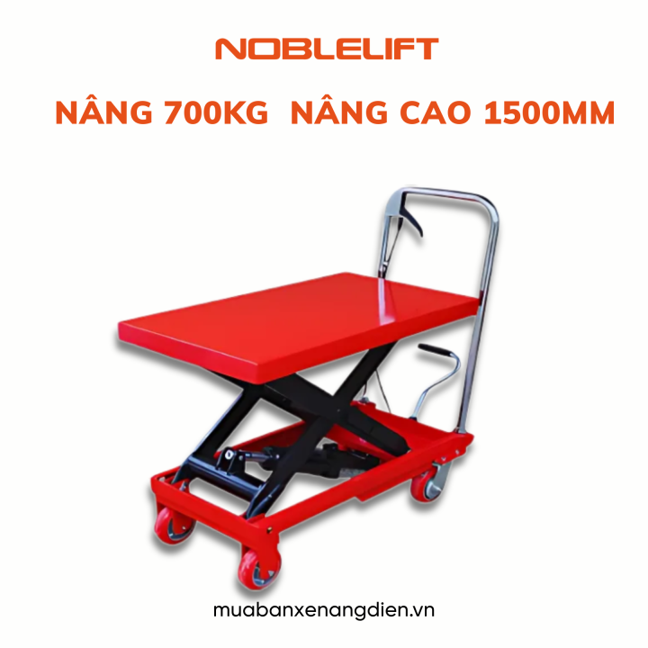 Xe nâng mặt bàn 700kg Noblelift