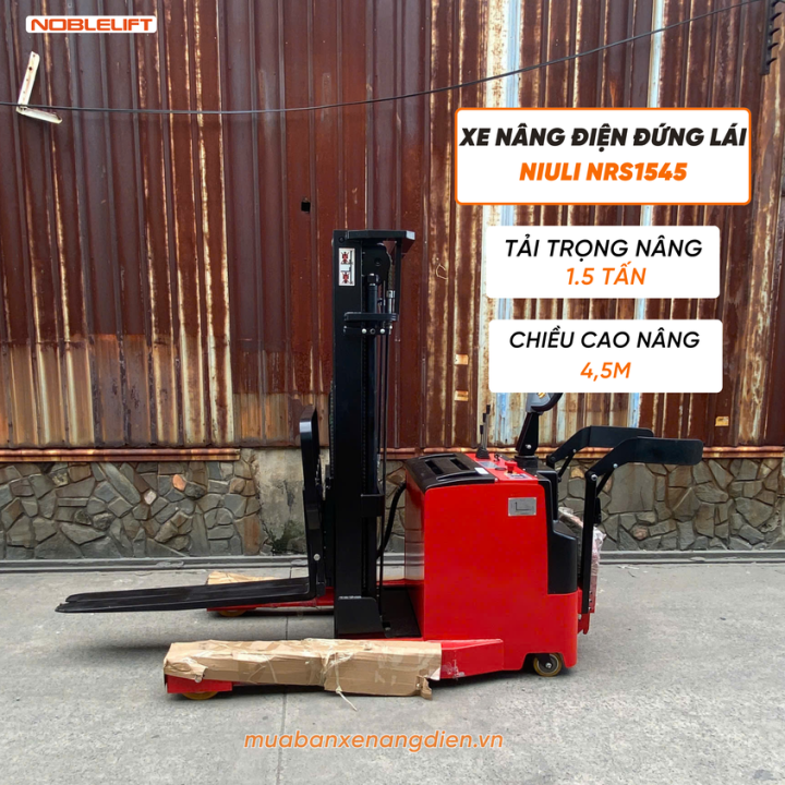 Xe nâng điện đứng lái NRS1545 Niuli