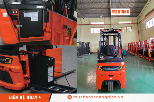 Hình ảnh xe nâng điện ngồi lái 3 bánh