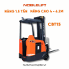 Xe nâng Reach Truck 1.5 tấn CBT15 Noblelift