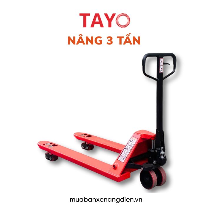 Xe nâng tay thấp 3 tấn Tayo