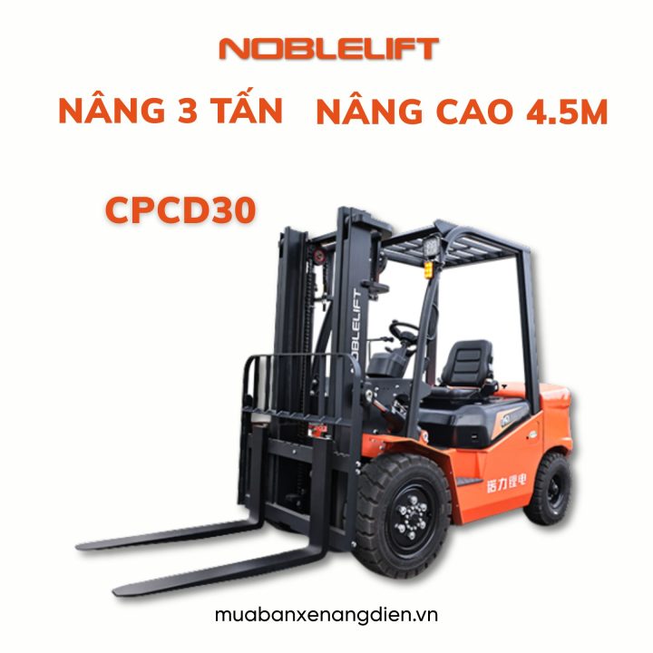 Xe nâng dầu diesel 3 tấn CPCD30 Noblelift