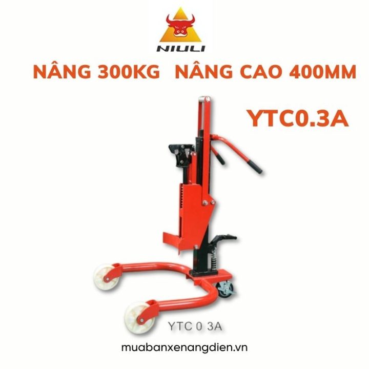 Xe nâng đẩy phuy 300kg YTC0.3A Niuli