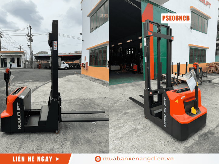 Kích thước xe nâng dắt lái PSE06NCB Noblelift